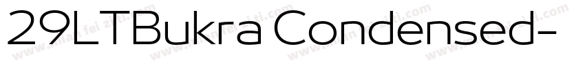 29LTBukra Condensed字体转换
